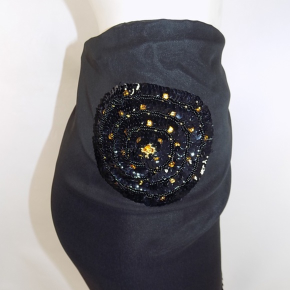 Pamela Dennis New York Couture Silk Beaded Skirt - Picture 2 of 7